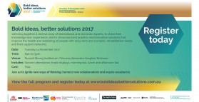 Register now to attend the Bold ideas, better solutions symposium