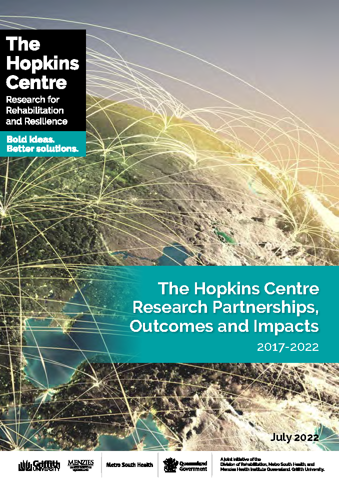 Front page of THCs 5 year report 
