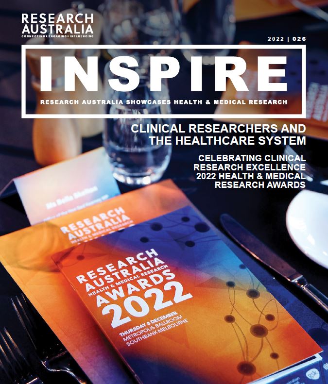Front cover of INSPIRE magazine, December 2022 edition