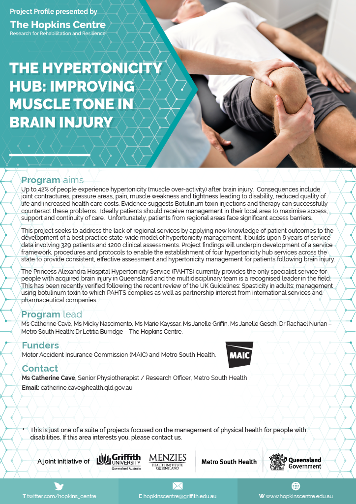 Hypertonicity hub flyer